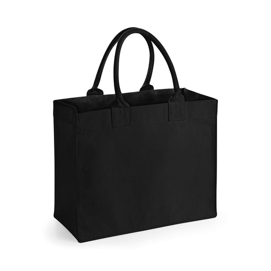 Black Hessian Tote Bag