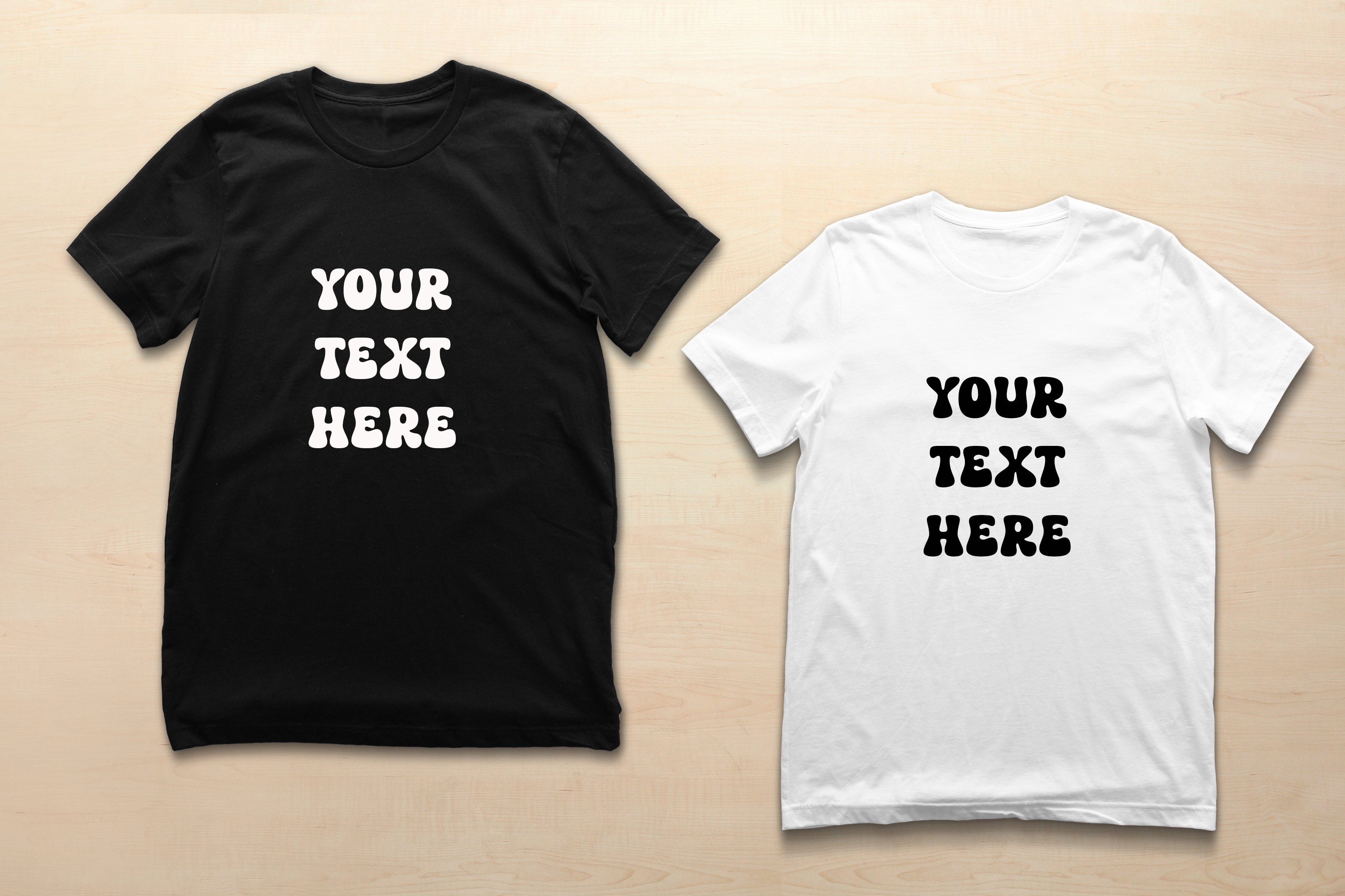 Photo t shirt with text hotsell