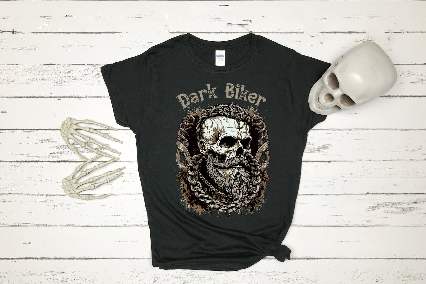 Dark Biker Short Sleeve T-shirt