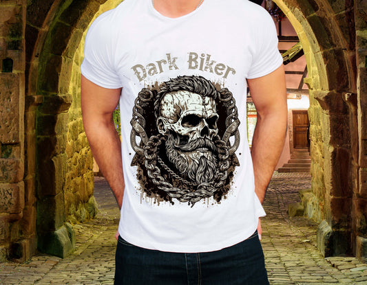 Dark Biker, Short Sleeve Sublimation T-Shirt
